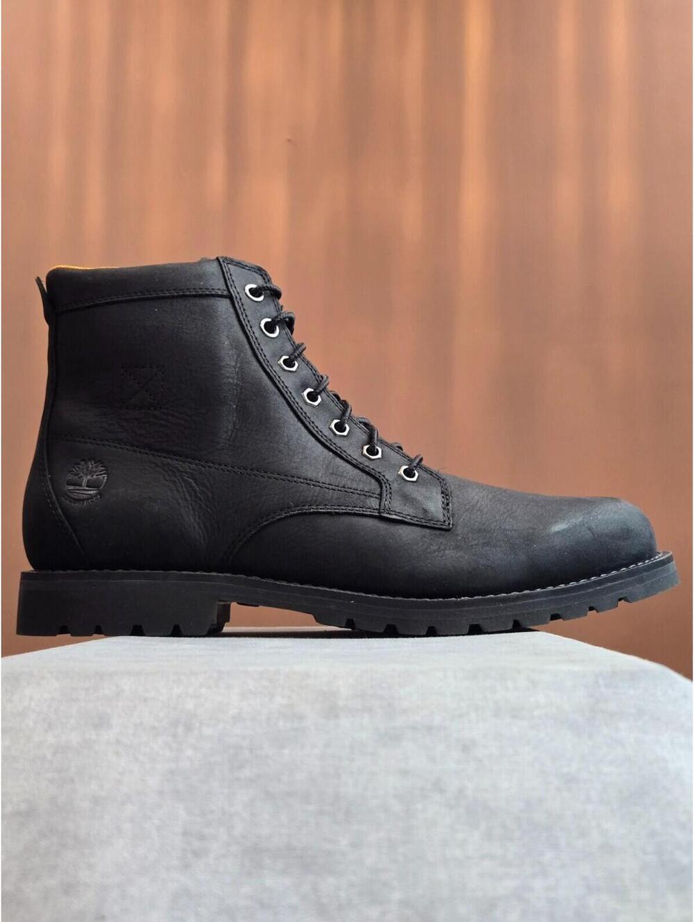 Timberland Redwood Falls Leather Black TB1A44P1015 Men's 12
